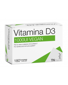Vitamina D3 1000UI Vegan 180 tbl masticabili