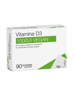 Vitamina D3 1000UI 90 tbl masticabili