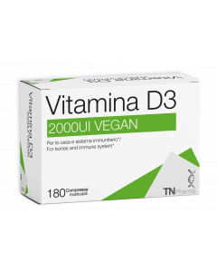 Vitamina D3 2000UI 180 tbl masticabili