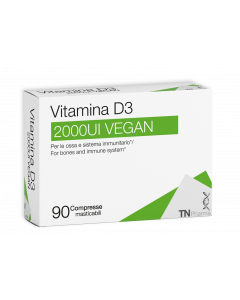 Vitamina D3 2000UI 90 tbl masticabili