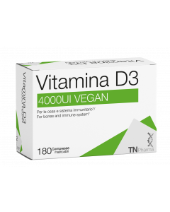 Vitamina D3 4000UI Vegan 180 tbl masticabili